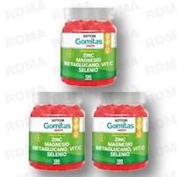 PACK 3 GOMITAS ZINC 390 SOTTCORLABS